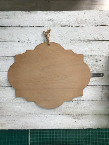 Timber Plaque TP01 - SALE - Large