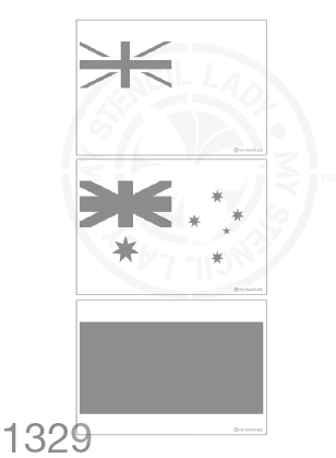 Australian Stencils | High Quality | My Stencil Lady | Flag