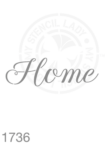 Home Stencil 1736 DIY Sign and wording wall art decor reusable stencils and templates