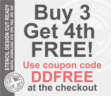 Gum Leaves 430 Stencil Digital Download Laser Cricut Cut Ready Design Template SVG PNG JPG EPS DXF Files