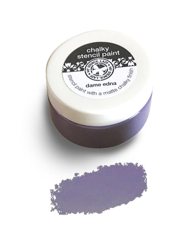 Chalky Stencil Paint - Dame Edna