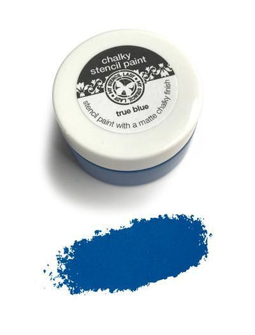 My Stencil Lady Paint True Blue Chalky Stencil Paint - True Blue Chalk Painting Stencils Australia