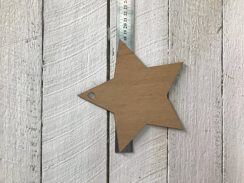 Timber Plaque TP14 Star - SALE - Small