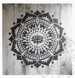 Mandala and lotus yoga stencils australia - my stencil lady