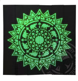 Mandala Timber Art 'GLOW IN THE DARK Elephant Mandala' *SOLD* - My Stencil Lady Australian Made Stencils Mandala Vintage Craft Scrapbooking