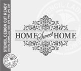 Home Sweet Home 210 Stencil Digital Download Laser Cricut Cut Ready Design Template SVG PNG JPG EPS DXF Files