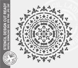 Mandala 802 Stencil Digital Download Laser Cricut Cut Ready Design Template SVG PNG JPG EPS DXF Files