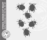 Bugs 917 Stencil Digital Download Laser Cricut Cut Ready Design Templates SVG PNG JPG EPS DXF Files