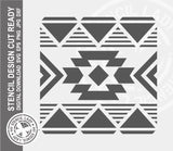 Aztec 980 Stencil Digital Download Laser Cricut Cut Ready Design Templates SVG PNG JPG EPS DXF Files