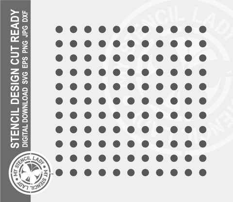 Polka Dots 1215 Stencil Digital Download Laser Cricut Cut Ready Design Template SVG PNG JPG EPS DXF Files