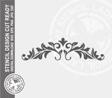 Flourish 1225 Stencil Digital Download Laser Cricut Cut Ready Design Templates SVG PNG JPG EPS DXF Files