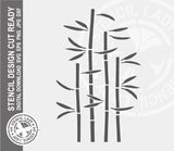 Bamboo 1395 Stencil Digital Download Laser Cricut Cut Ready Templates SVG PNG JPG EPS DXF Files