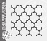 Moroccan Pattern Edged 1567 Stencil Digital Download Laser Cricut Cut Ready Design Template SVG PNG JPG EPS DXF Files