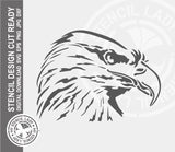 Eagle 1765 Stencil Digital Download Laser Cricut Cut Ready Design Templates SVG PNG JPG EPS DXF Files