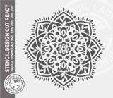 Mandala 501 Stencil Digital Download Laser Cricut Cut Ready Design Template SVG PNG JPG EPS DXF Files