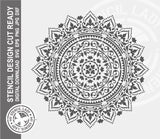 Mandala 1173 Stencil Digital Download Laser Cricut Cut Ready Design Template SVG PNG JPG EPS DXF Files