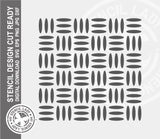 Hatch 1318 Stencil Digital Download Laser Cricut Cut Ready Design Template SVG PNG JPG EPS DXF Files