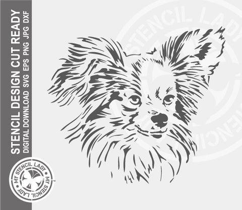 Chihuahua 1431 Stencil Digital Download Laser Cricut Cut Ready Design Templates SVG PNG JPG EPS DXF Files