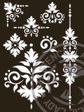 Stencil 478 - My Stencil Lady Australian Made Stencils Mandala Vintage Craft Scrapbooking