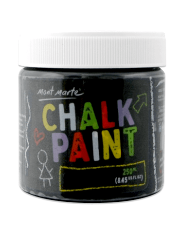 Mont Marte Studio Crackle Paste Crackle Paste Chalkboard Paint 250ml - Black Chalk Painting Stencils Australia