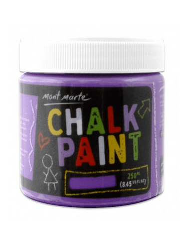 Mont Marte Studio Chalkboard Paint Purple Chalkboard Paint 250ml - Purple Chalk Painting Stencils Australia