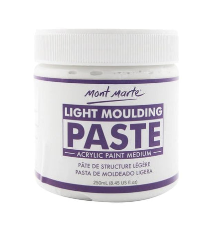 Mont Marte Studio Light Moulding Paste Light Moulding Paste Light Moulding Paste Chalk Painting Stencils Australia