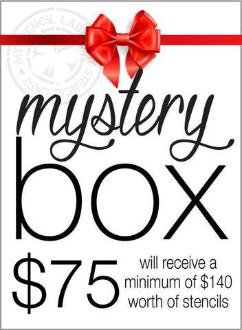 My Stencil Lady Stencil $75 Mystery Box - worth a minimum of $140 RRP DS - $75 Mystery Box Chalk Painting Furniture Decor Stencils