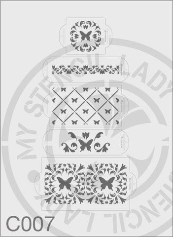 Stencil C007 - My Stencil Lady Australian Made Stencils Mandala Vintage Craft Scrapbooking
