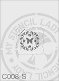 Stencil C008 - My Stencil Lady Australian Made Stencils Mandala Vintage Craft Scrapbooking
