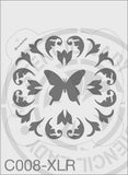 Stencil C008 - My Stencil Lady Australian Made Stencils Mandala Vintage Craft Scrapbooking