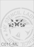 Stencil C011 - My Stencil Lady Australian Made Stencils Mandala Vintage Craft Scrapbooking