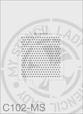 Stencil C102 - My Stencil Lady Australian Made Stencils Mandala Vintage Craft Scrapbooking