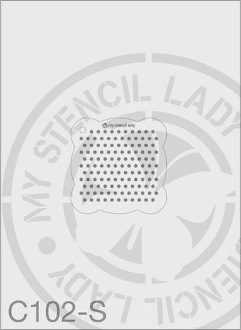 Stencil C102 - My Stencil Lady Australian Made Stencils Mandala Vintage Craft Scrapbooking