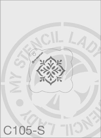 Stencil C105 - My Stencil Lady Australian Made Stencils Mandala Vintage Craft Scrapbooking