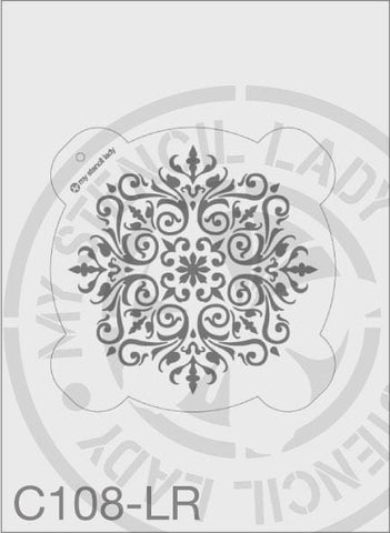 Stencil C108 - My Stencil Lady Australian Made Stencils Mandala Vintage Craft Scrapbooking