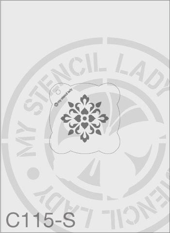 Stencil C115 - My Stencil Lady Australian Made Stencils Mandala Vintage Craft Scrapbooking