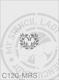 Stencil C120 - My Stencil Lady Australian Made Stencils Mandala Vintage Craft Scrapbooking