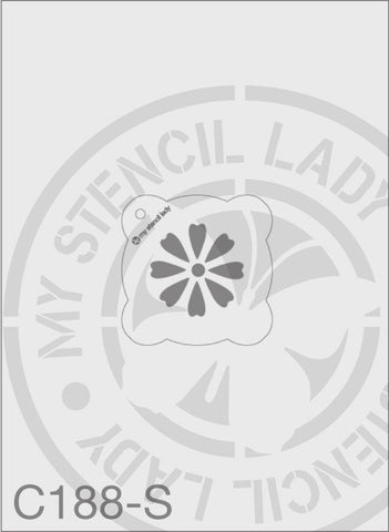 Stencil C188 - My Stencil Lady Australian Made Stencils Mandala Vintage Craft Scrapbooking