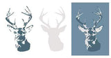 Deer Hand Drawn Illustration Stencil 091 Reusable Animals Fauna and Wildlife Stencils and Templates