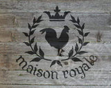 Maison Royale Stencil 159 French and Paris France Style Designs in Reusable Stencils and Templates