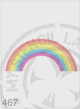 Rainbow Stencil 467 for Kids Decor Reusable Stencils and Templates for Walls Artwork Furniture Rooms Cards