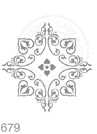 My Stencil Lady Stencil Stencil 679 Chalk Painting Furniture Decor Stencils