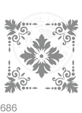 My Stencil Lady Stencil Stencil 686 Chalk Painting Furniture Decor Stencils