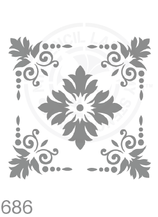 My Stencil Lady Stencil Stencil 686 Chalk Painting Furniture Decor Stencils