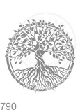 Tree Of Life Stencil 790 Spiritual Healing Meditation Reusable Stencils and Templa