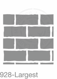 Bricks Pattern Stencil 928 Repeatable Patterns Templates and Stencils