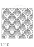 Art Deco and Retro Style Stencil 1210 Repeatable Patterns Templates and Stencils