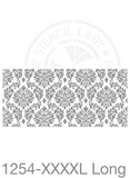 Damask Stencil 1254 Repeatable Traditional and Modern Wallpaper Patterns Templates and Stencils
