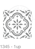 My Stencil Lady Stencil XLarge - 1up 285mm Design Cutout (Sheet Size 300x300mm) Stencil 1345 Chalk Painting Furniture Decor Stencils