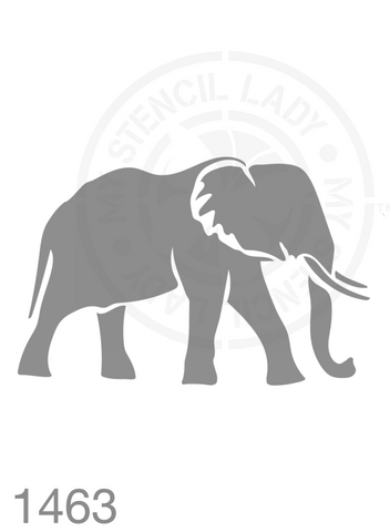 Elephant Stencil 1463 Reusable Animals Fauna and Wildlife Stencils and Templates